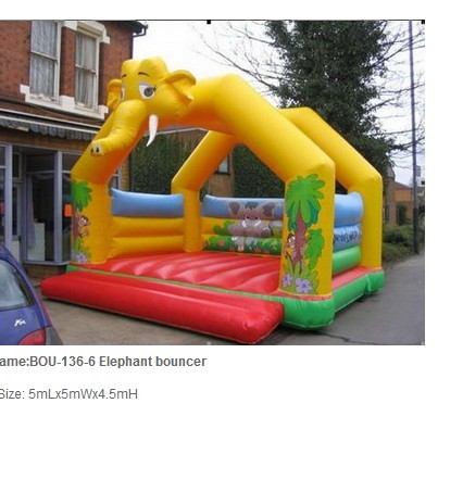 Buy cheap Inflatable Bouncer / INFLATABLE jump / inflatable elphane bouncer from wholesalers