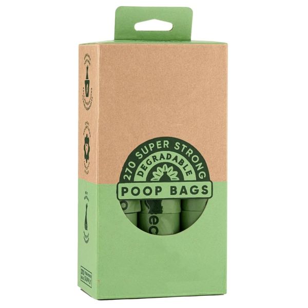 Quality custom corn starch bio dog poop bags for dog for sale