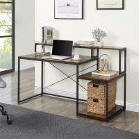 Buy cheap BSCI Extendable Industrial Study Office Computer Desk Pc Laptop With Storage product