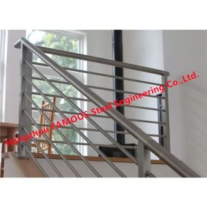 Buy cheap Smooth 800mm Stainless Steel Stair Handrail Anti Corrosion Round Or Rectangle product