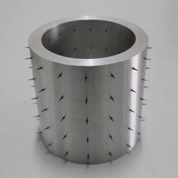 Quality Needle Perforating Pin Sleeves Pinned Rollers In Aluminium Alloy for sale