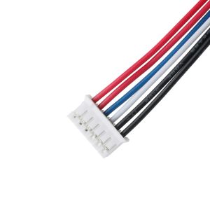 JST PHR-6 to open connecting line Customized cables for automotive, medical,
