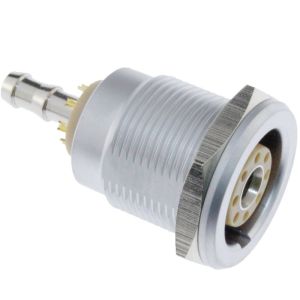 Buy cheap FGG EGG 3B 8 Pin Plus 1 Way Push Pull Self-lock Plug Socket Electrical Pneumatic Mixed Connector from wholesalers