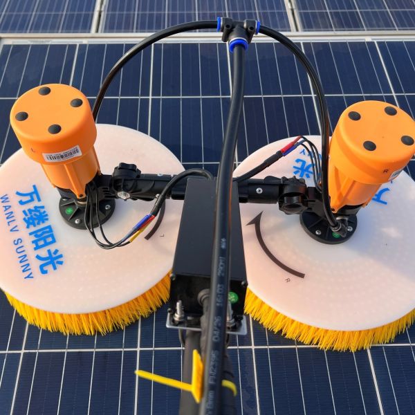 Buy cheap Semi-automatic Solar Cleaning Tools with 5.5 M Adjustable Handle and Nylon Bristles from wholesalers