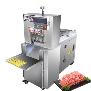 China Slicing Machines For Frozen Beef And Mutton In Food Processing Factories Mutton Roll Cutting Machine on sale