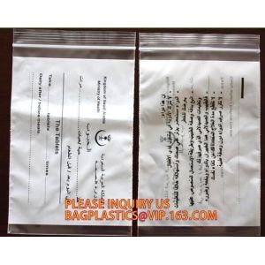 Buy cheap specimen envelopes zip lock bag/plastic medical specimen transport packaging bag for laboratory, package/PE transparent from wholesalers