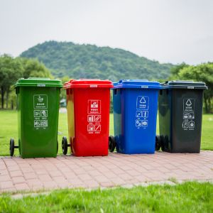 Buy cheap Plastic 50l Wheelie Bin Plastic pp Material Foot Pedal Dustbin from wholesalers