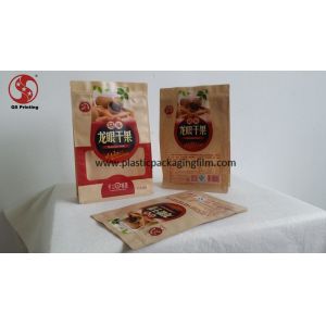Buy cheap Dry Fruit Food Packaging Zipper Reclosable Poly Bags With Window Laminated product
