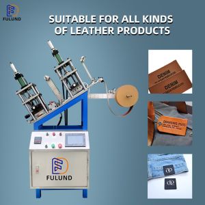 Heat Press Logo Leather Embossing Labeling Machine 5KW 60HZ