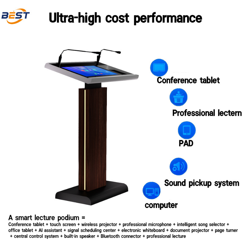 Buy cheap Touch Screen Touchscreen LCD Podium with Display and Touch Screen from wholesalers