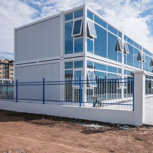 Buy cheap Flat Pack Container Home Duplex Prefab Container House with Custom Logo and Low MOQ from wholesalers