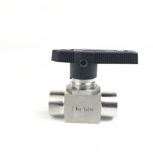 Quality Shelok 2019 2 way mini welded ss ball valve for sale