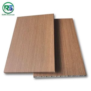 China Wood Graid  Aluminum Honeycomb Panel / Curtain Wall Sandwich Metal Panel on sale