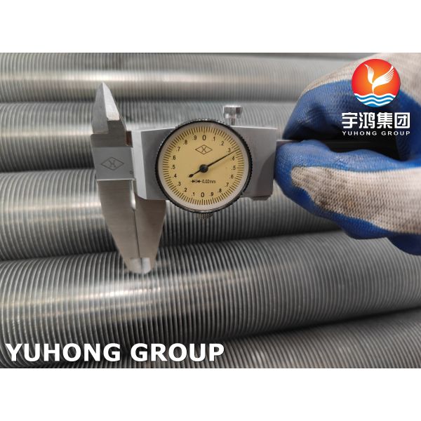 Quality EN 10217-7 1.4301 / 304 Extruded Fin Tube  Aluminum Fin Tube 2M/3M For Dryer for sale