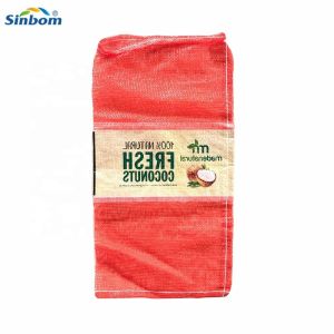 Drawstring Eco Friendly 60*90cm Plastic Storage Mesh Net Bag for Oranges