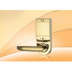 Buy cheap Zinc Alloy Finger Scanner Door Lock / Silver Chrome Plating Digital Password Lock from wholesalers
