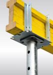 Buy cheap Four-way fork head, with steel prop to support formwork beams in slab construction from wholesalers