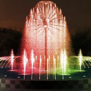 Buy cheap High Spray Dandelion Water Fountain With LED Waterproof Lights from wholesalers