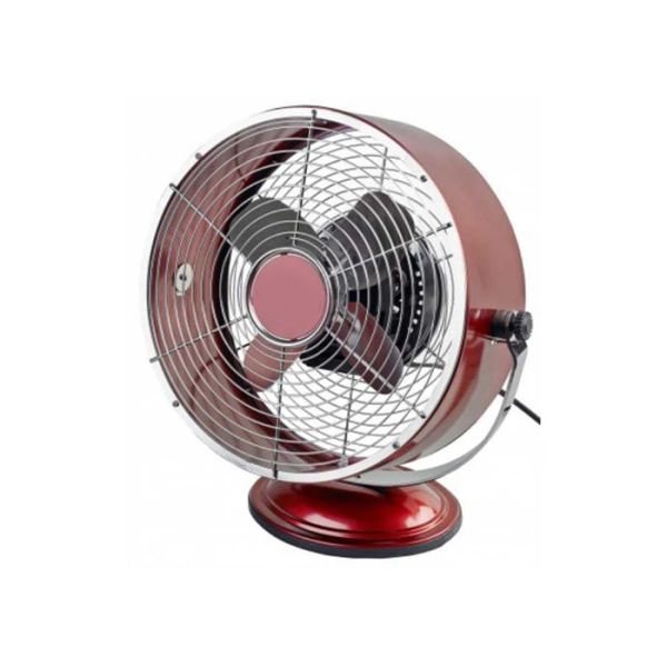 Buy cheap Household Electric Retro Desk Fan Built In Handle 3 Aluminum Blades from wholesalers