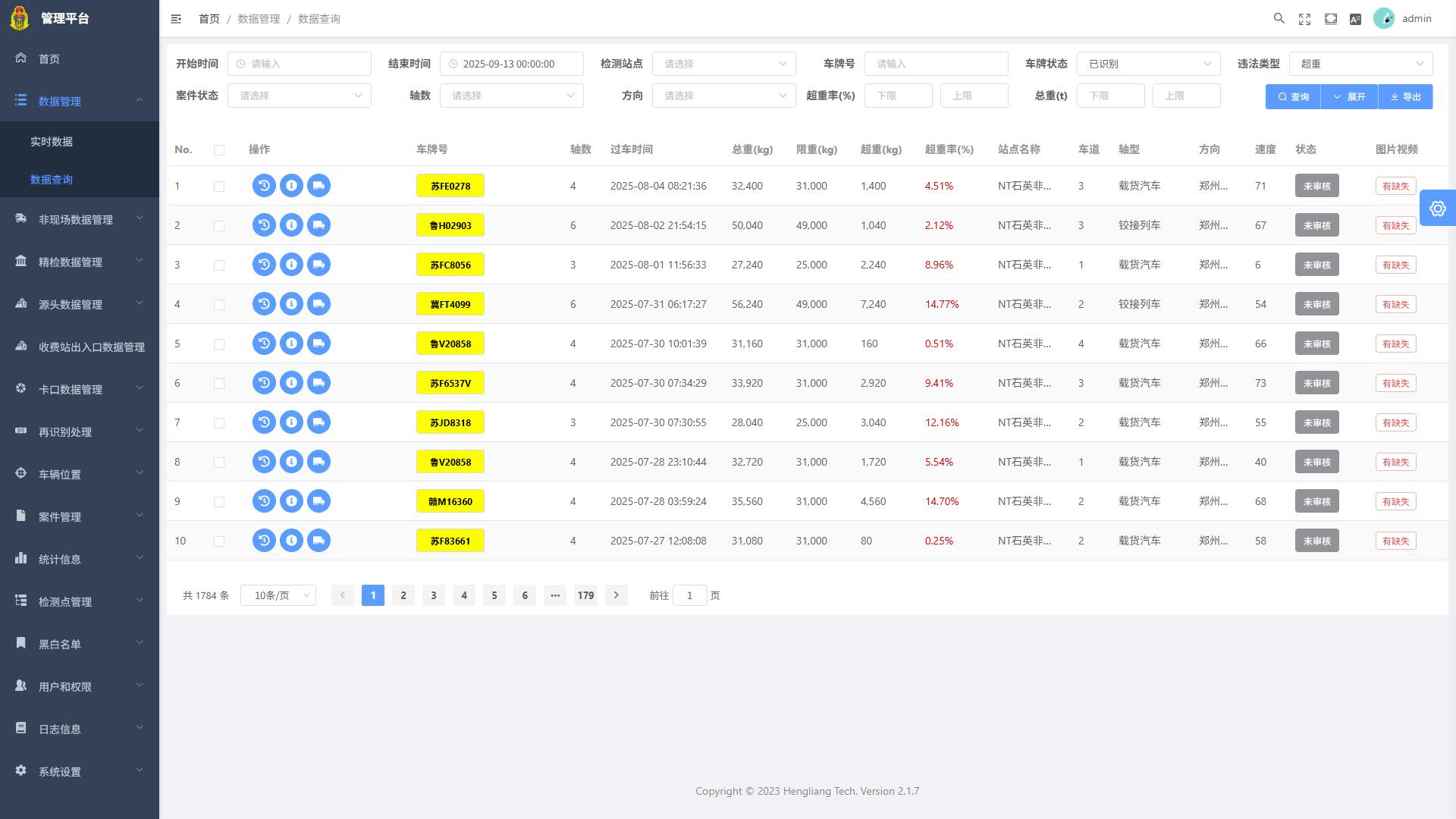 Buy cheap Real-Time Monitoring and Management of Overload Vehicles with the Overload Vehicle Control Management Platform Software from wholesalers