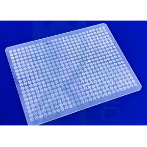 Buy cheap Customized Quartz Glass Plate Acid Resistance Transparent Laser Boring from wholesalers