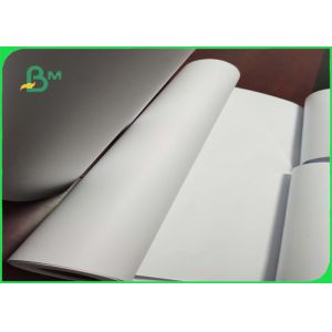 High Whiteness 60g 70g 80g CAD Plotter Paper Rolls For Garment Cutting Room