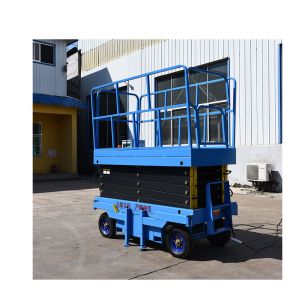 Buy cheap Mini Electric Aerial Work Platform 6m 8m 10m Self Propelled Crawler Hydraulic Scissor Lifting Platform Table from wholesalers