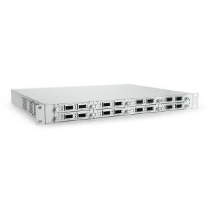 Buy cheap 1U 8 Solts Network SNMP Management Media Converter Dual Power CWDM DWDM Transmission from wholesalers