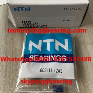 Buy cheap 608LLU Single Row Deep Groove Ball Bearing Rubber Seal 8x22x7mm from wholesalers