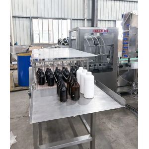Fully Automatic 250-500ml Small Bottle Filling Machine with 6-16 Nozzles and