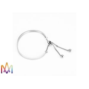 11g Adjustable 304 Stainless Steel Open Cuff Bangle