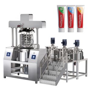 Water Cooling Stainless Steel Toothpaste Making Machine Automatic Control