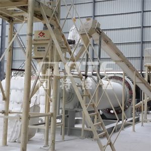 Continuous Working System Small Ball Mill for Making Quartz Powder from Silica
