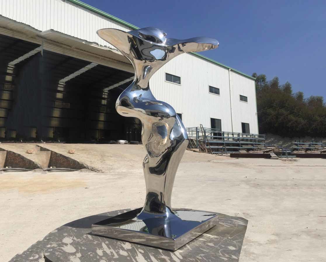 Buy cheap Fairy Modern Stainless Steel Sculpture , Outdoor Metal Lawn Sculptures from wholesalers