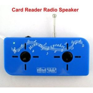 3.5mm jack USB rechargeable mini radio speaker