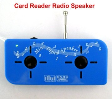 Buy cheap 3.5mm jack USB rechargeable mini radio speaker from wholesalers