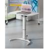 Buy cheap Adjustable Height Pneumatic Workbench Table for Homemade Computer Desk Black Desktop from wholesalers