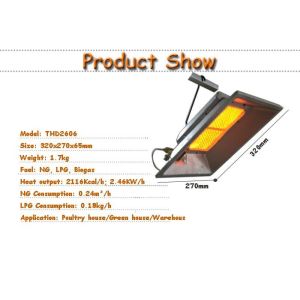 Incubator Infrared Gas Brooder CE Certificated For Chick Animal Husbandry
