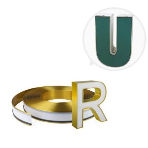 Buy cheap Fluorocarbon Film  Illuminated Acrylic Aluminum Channelume Signage from wholesalers