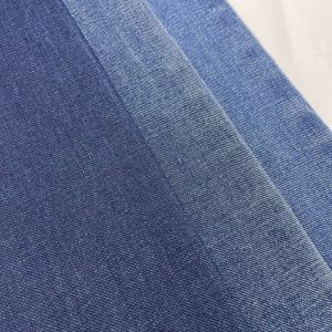 71'' Width Denim Fabric Slub Cotton Polyester Spandex Crosshatch Light Elastic