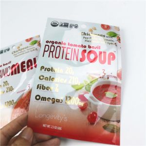 Customized Plastic Pouch Gravure Printing Food Packaging Bags With Zipper