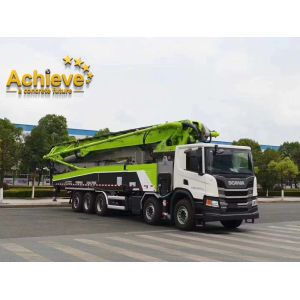 Used ZOOMLION 67m Truck Mounted Concrete Pump 67X-7RZ For Sell Unit