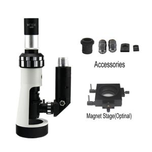 Buy cheap 10X Eyepiece Handheld Portable Metallurgical Microscope from wholesalers