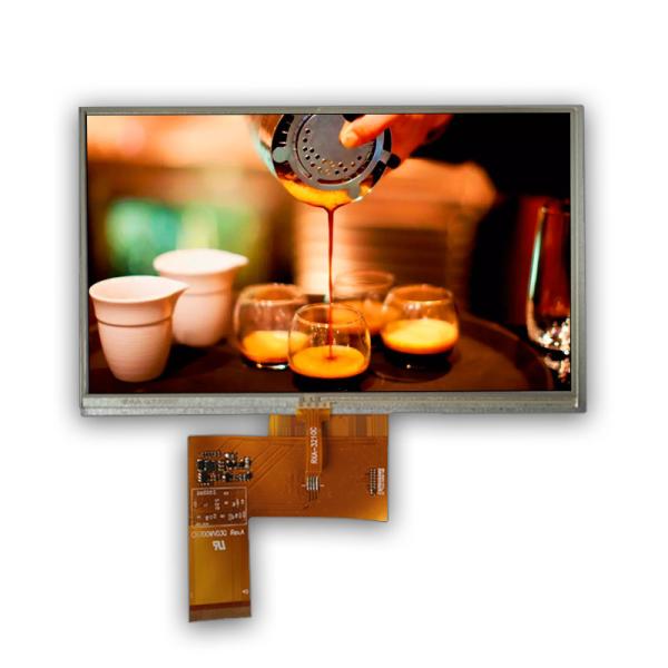 Buy cheap 7 Inch High Backlight Resistive LCD Display 800×480 24 Bit RGB 700cd/M2 from wholesalers
