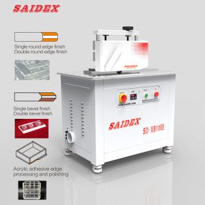China Saide Brand Automatic Feeding 2.5kW Acrylic Polishing Machine For Smooth And Precise Finishing PMMA Rounded Edge Polisher R3 Rounded Corner on sale