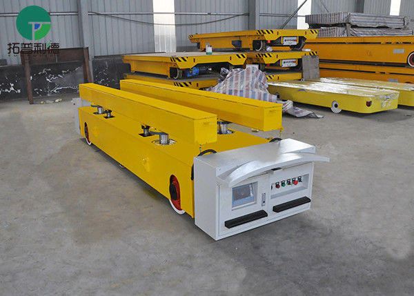 Buy cheap Warehouse rechargeable automatic RGV Electrtical Rail Transfer cart from wholesalers