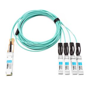 Buy cheap Juniper JNP-100G-4X25G-AOC50M Compatible 50m (164ft) 100G QSFP+ to Four 25G SFP28 Active Optical Breakout Cable from wholesalers