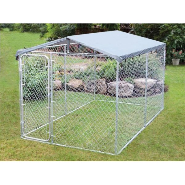 Buy cheap 4x4x1.82M Thick Hot Galvanized Fence Big Dog Kennel/Metal Run/Pet house/Outdoor Exercise Cage from wholesalers