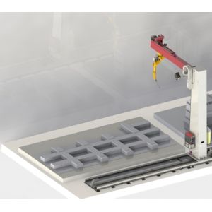 Steel Structure Construction Robotic Welding Machine Automated Welding Machine