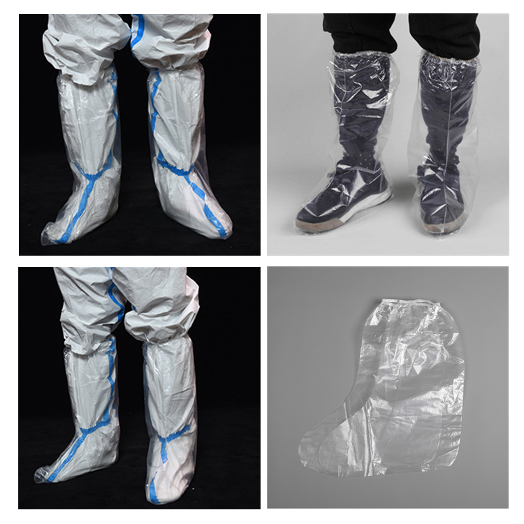 Wholesale Thickened Boot Cover Disposable Long Sleeve Leg Cover PE PP CPE Disposable Waterproof Calf Leg Cast Covers